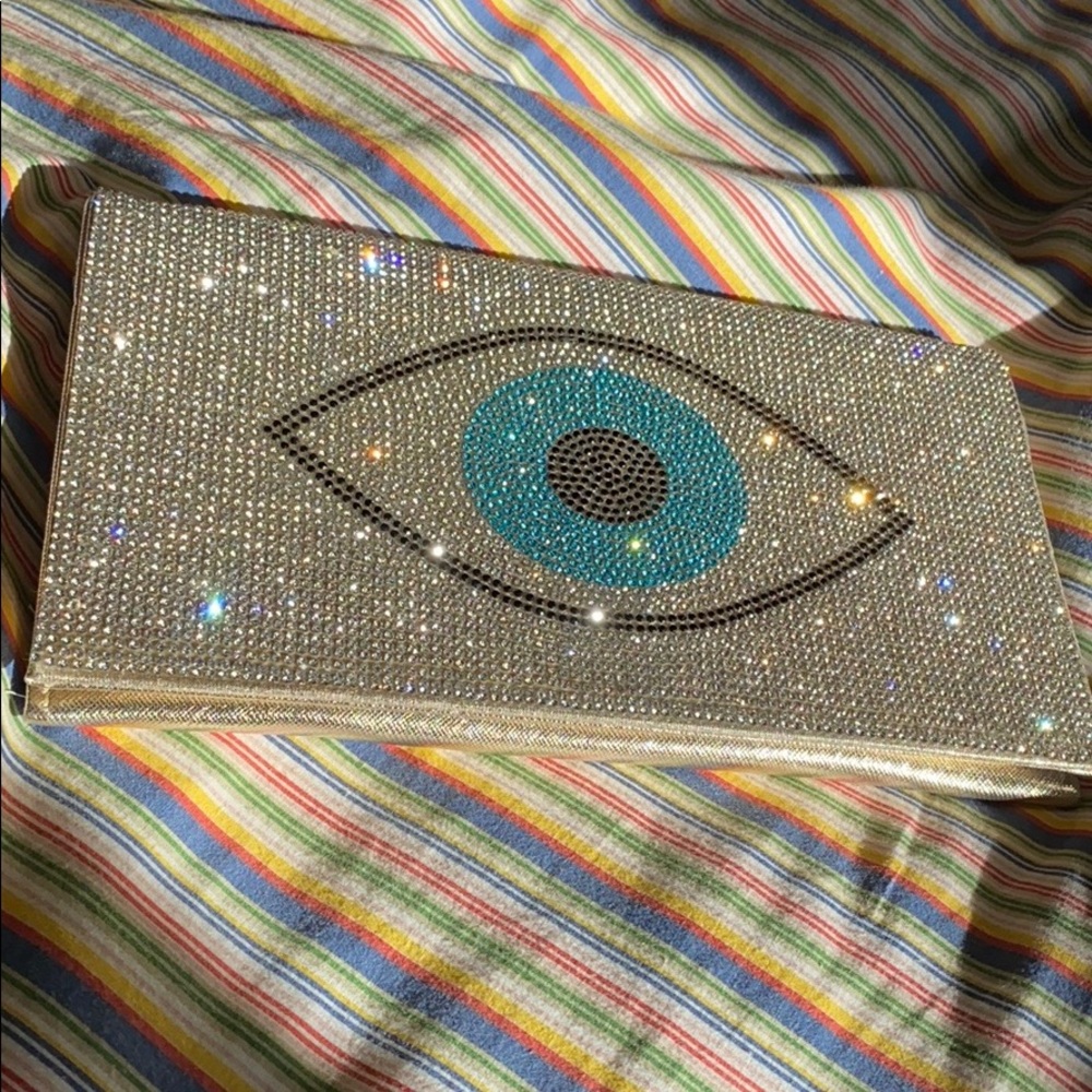Pave Evil Eye Clutch